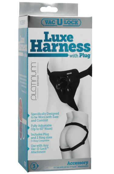 Vac-U-Lock Platinum Edition - Luxe Harness - Black